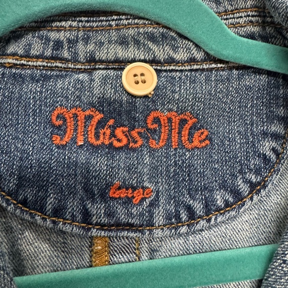 Miss Me Distressed Jean Jacket - Picture 3 of 4